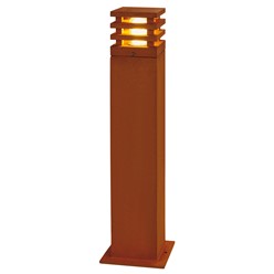 RUSTY 70 LED SQUARE, outdoor armatuur, corten staal, LED 3000K, IP55